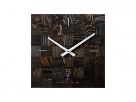 Часы настенные SLT 5195 CHESS BLACK WOOD в Табулге - tabulga.mebel-nsk.ru | фото