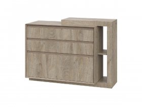 Комод 1200 22 J-Э Этна (дуб эндгрей) в Табулге - tabulga.mebel-nsk.ru | фото