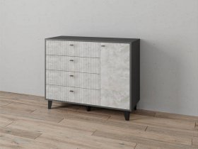 Комод «Катрин-13» (графит/мальта) в Табулге - tabulga.mebel-nsk.ru | фото