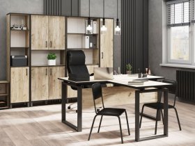 Комплект Гермес лофт (дуб крафт серый) в Табулге - tabulga.mebel-nsk.ru | фото
