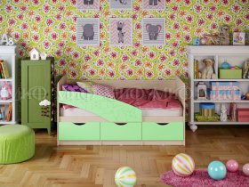 Кровать детская Бабочки 1,8 м в Табулге - tabulga.mebel-nsk.ru | фото