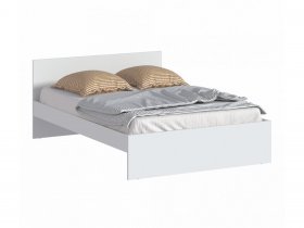 Кровать двуспальная 1,4м Бруклин СБ-3353 (белый) в Табулге - tabulga.mebel-nsk.ru | фото