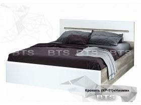 Кровать двуспальная 1,6 м  Наоми КР-11 в Табулге - tabulga.mebel-nsk.ru | фото