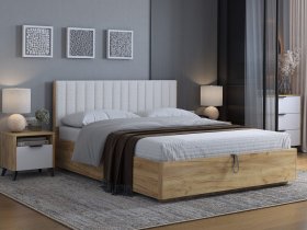 Кровать двуспальная 1,6м Юлия в Табулге - tabulga.mebel-nsk.ru | фото