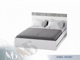 Кровать двуспальная Инстайл КР-04 в Табулге - tabulga.mebel-nsk.ru | фото