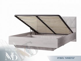 Кровать двуспальная с подъем. мех. 1,6 м  Кимберли КР-13 в Табулге - tabulga.mebel-nsk.ru | фото