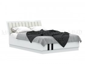 Кровать двуспальная с подъем.мех. 1,6м Магнолия в Табулге - tabulga.mebel-nsk.ru | фото
