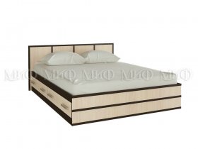 Кровать двуспальная Сакура 1,4 м в Табулге - tabulga.mebel-nsk.ru | фото