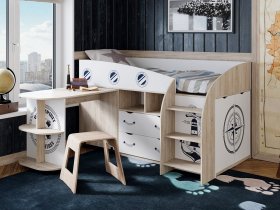 Кровать комбинированная «Немо» в Табулге - tabulga.mebel-nsk.ru | фото