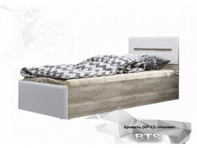 Кровать односпальная Наоми КР-12 в Табулге - tabulga.mebel-nsk.ru | фото