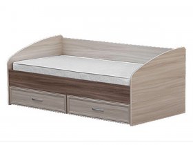 Кровать односпальная с ящиками 0,9 м-1 в Табулге - tabulga.mebel-nsk.ru | фото