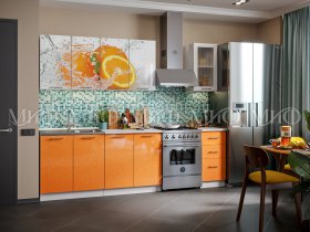 Кухонный гарнитур Апельсин в Табулге - tabulga.mebel-nsk.ru | фото