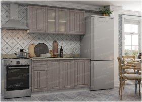 Кухонный гарнитур Хозяюшка 1,5 м (МФ) в Табулге - tabulga.mebel-nsk.ru | фото