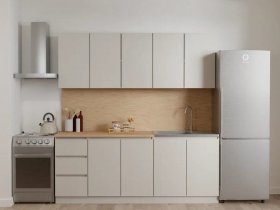 Кухонный гарнитур Мори 2,0 м (сатин) в Табулге - tabulga.mebel-nsk.ru | фото