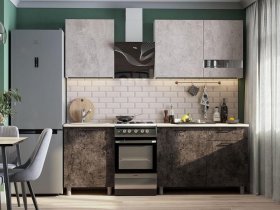 Кухонный гарнитур Розалия 1,7м (со столешницей) в Табулге - tabulga.mebel-nsk.ru | фото