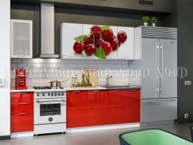 Кухонный гарнитур Вишня в Табулге - tabulga.mebel-nsk.ru | фото