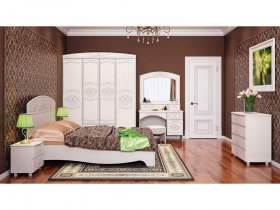 Модульная спальня Каролина в Табулге - tabulga.mebel-nsk.ru | фото