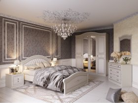 Модульная спальня Николь (Мебельград) в Табулге - tabulga.mebel-nsk.ru | фото