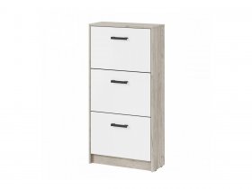 Обувница ОБ-3 Вега (дуб крафт серый/белый) в Табулге - tabulga.mebel-nsk.ru | фото