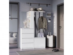 Прихожая Симпл ПР-04 (белый) в Табулге - tabulga.mebel-nsk.ru | фото