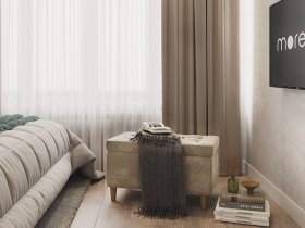 Пуф Чарли-2 (капучино) в Табулге - tabulga.mebel-nsk.ru | фото