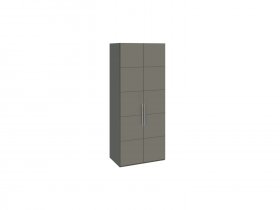 Шкаф для одежды с 2 дверями Наоми (джут/фон серый) СМ-208.07.03 в Табулге - tabulga.mebel-nsk.ru | фото