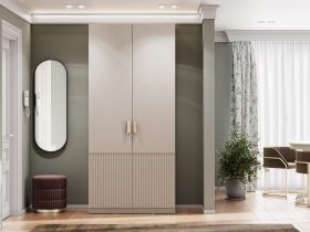 Шкаф двухстворчатый Эккервуд (Нью) (меланж) в Табулге - tabulga.mebel-nsk.ru | фото