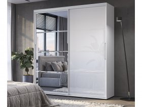 Шкаф-купе Крафт-6 2,0м (белый) в Табулге - tabulga.mebel-nsk.ru | фото