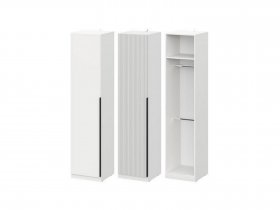 Шкаф ШК-50 Эккервуд (белый) в Табулге - tabulga.mebel-nsk.ru | фото