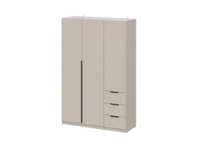 Шкаф трехстворчатый с ящиками ШК-22 (меланж) в Табулге - tabulga.mebel-nsk.ru | фото