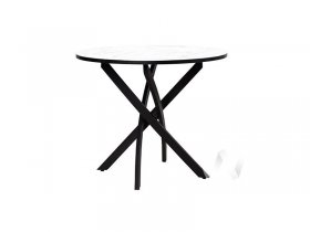 Стол обеденный Лион (мрамор белый/черный) в Табулге - tabulga.mebel-nsk.ru | фото